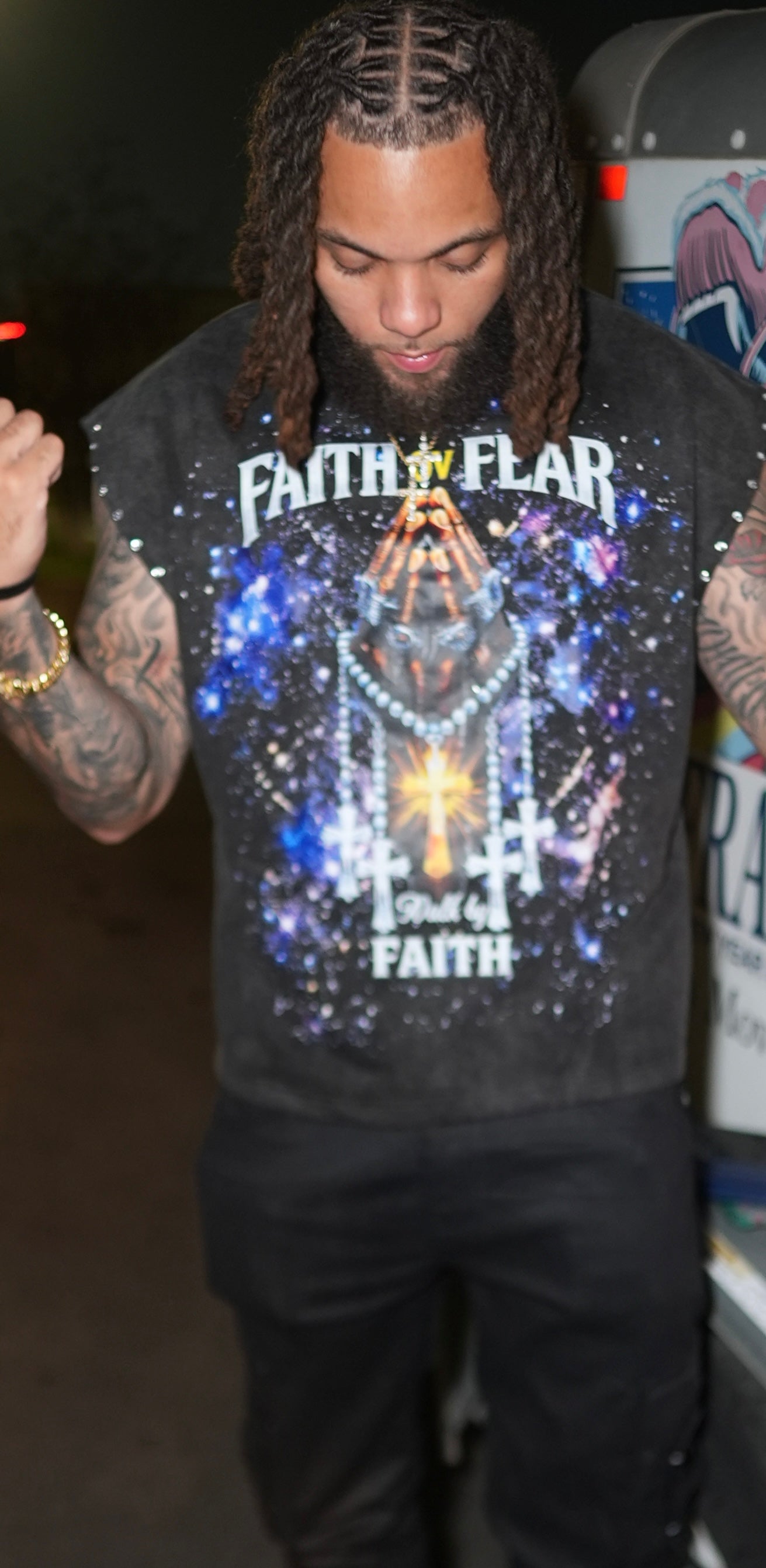 A STARLIGHT PRAYER SLEEVELESS TEE