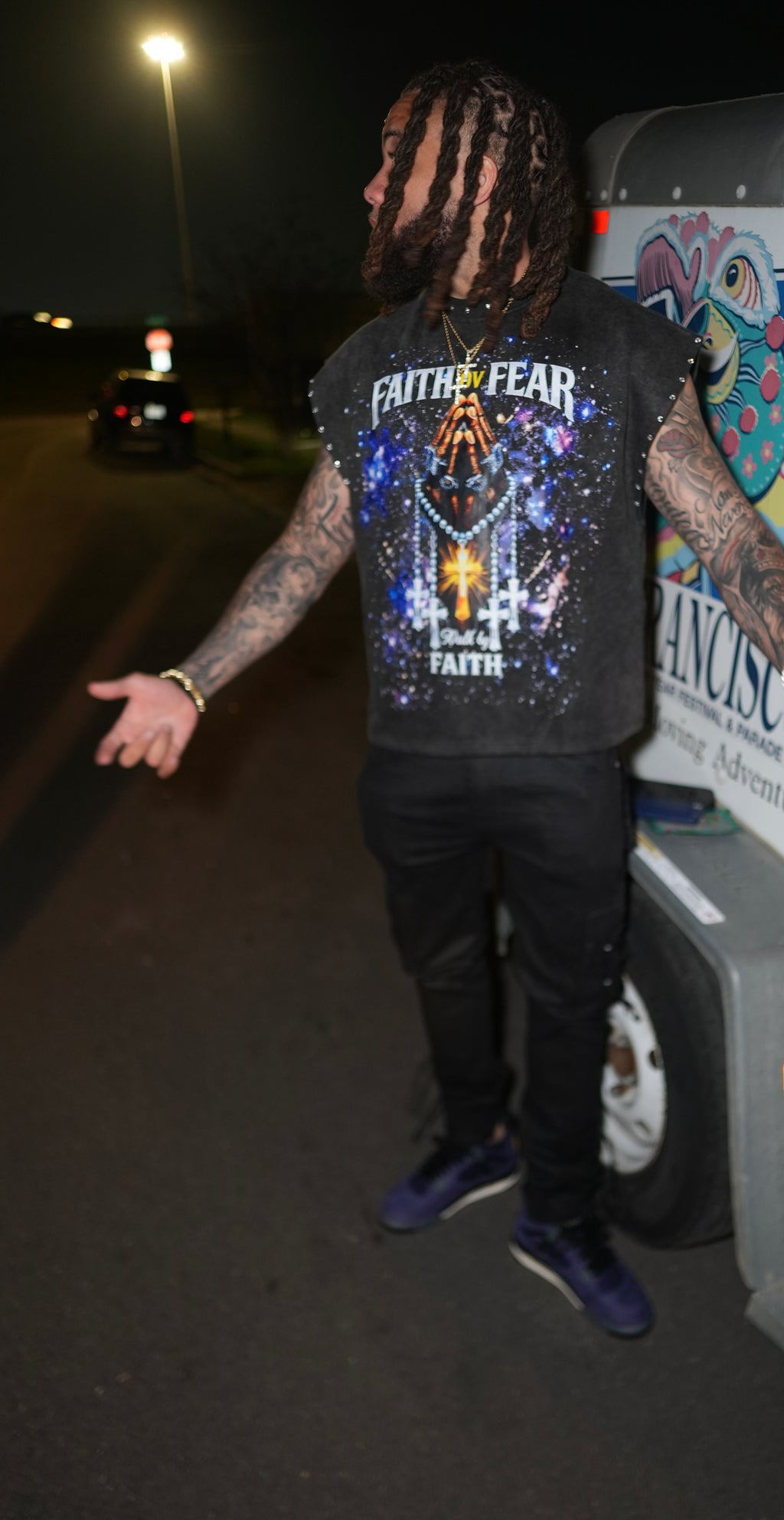 A STARLIGHT PRAYER SLEEVELESS TEE